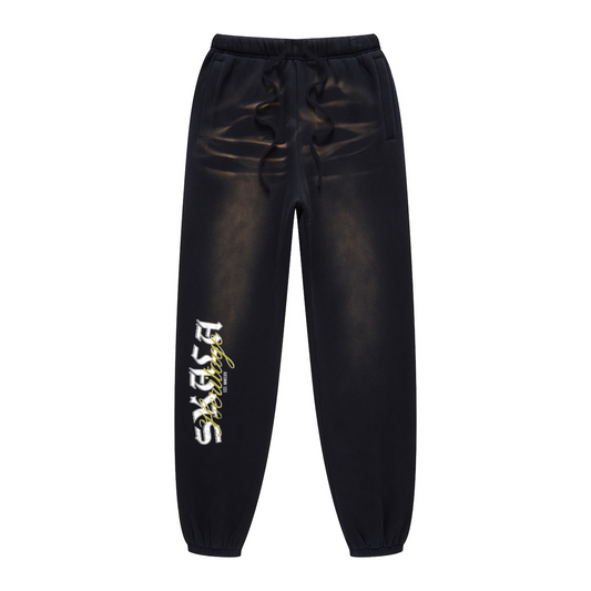 Washed dyed joggers 440GSM - Midnight fade